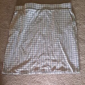 Houndstooth Lands End Skirt with Pockets